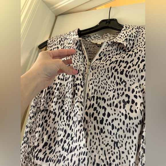 Rebecca Taylor - Elegant Black and White printed Sleeveless Dress size 6 - Picture 3 of 7